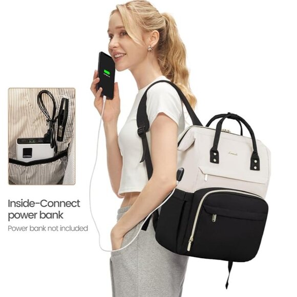 LOVEVOOK Laptop Backpack 17 Inch Computer Business Nurse Diaper Bag - Picture 1 of 14